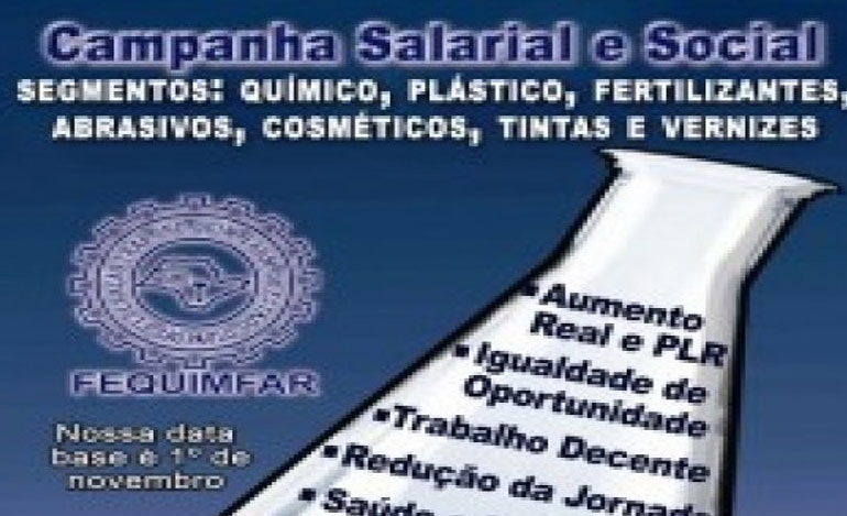 Químicos iniciam luta por aumento real