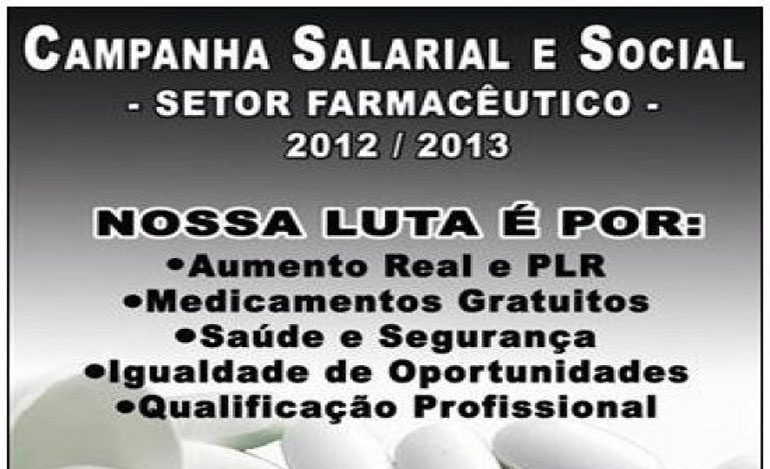 Trabalhadores da indústria farmacêutica entregam pauta de reinvindicações