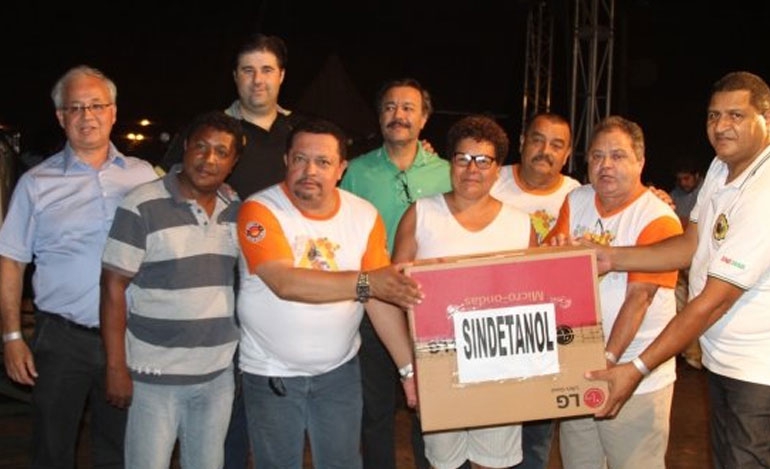 Sindetanol participa da festa do trabalhador realizada em Presidente Prudente