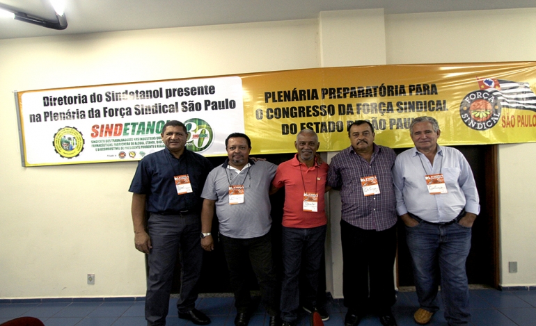 Sindetanol participa da 1ª plenária preparatória para o 8º Congresso da Força Sindical do Estado de SP 