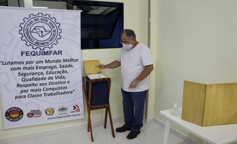 Sindetanol participa de eleição da diretoria da Fequimfar