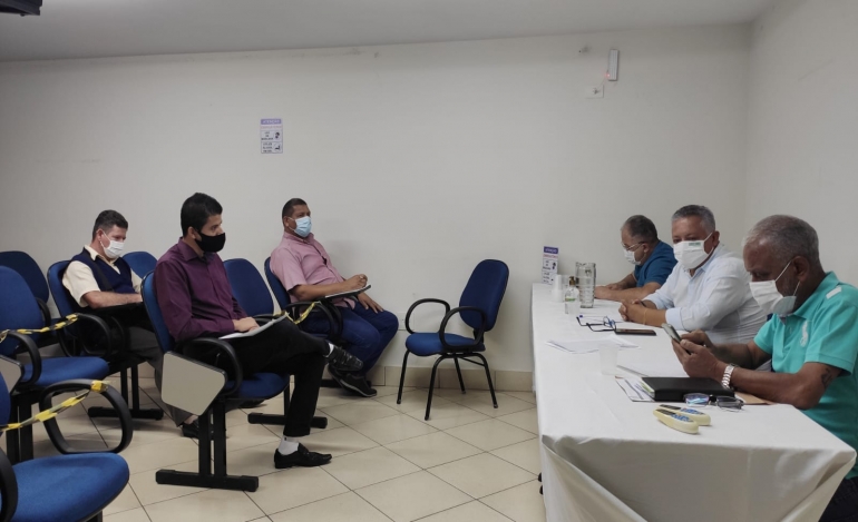 Sindetanol promove primeira reunião presencial de diretoria em 2021