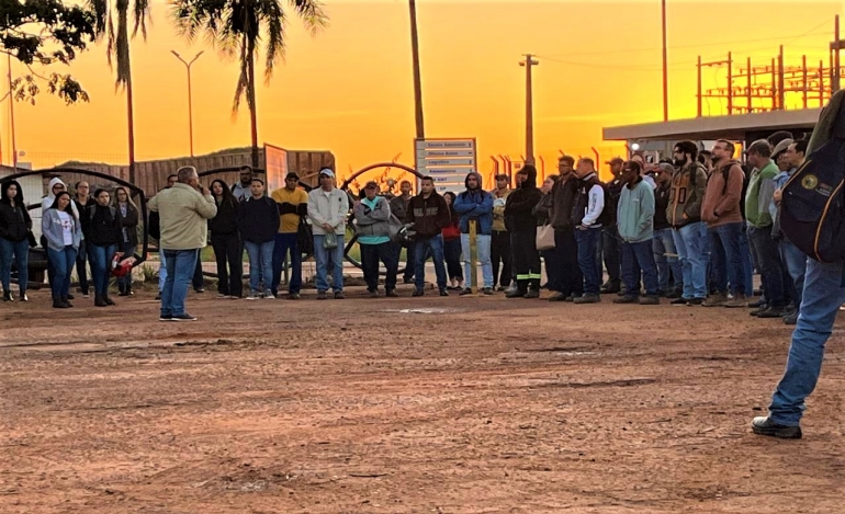 Sindetanol realiza assembleias e trabalhadores aprovam Acordo Coletivo 2023-2024 na Salto Botelho Agroenergia 