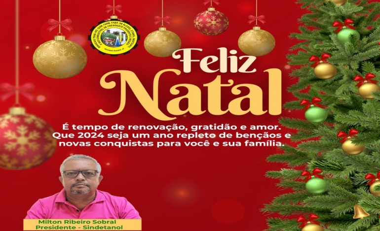 FELIZ NATAL E PRÓSPERO ANO NOVO