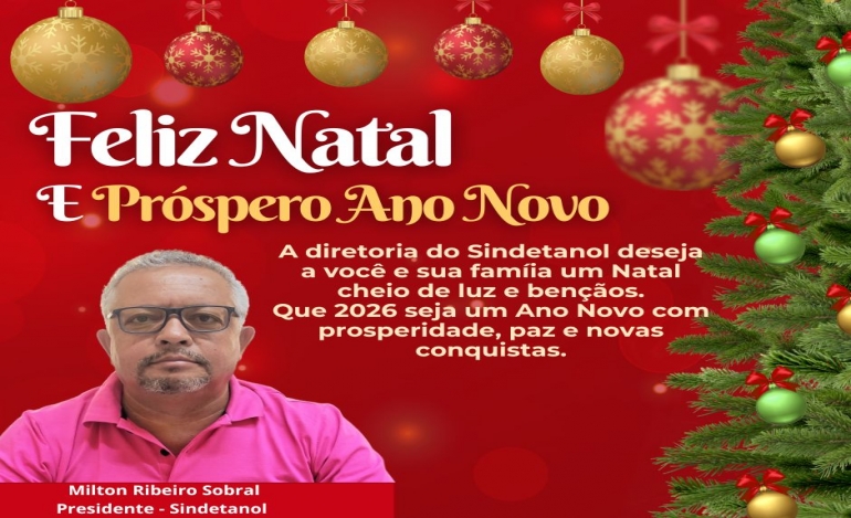 FELIZ NATAL E PRÓSPERO ANO NOVO