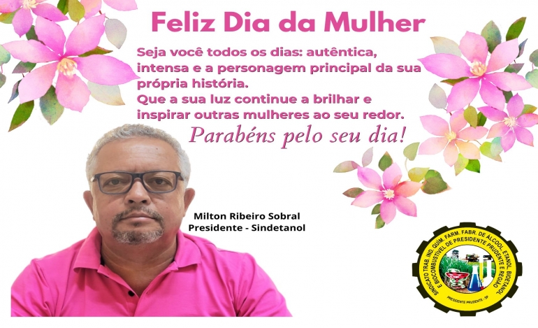 FELIZ DIA DA MULHER
