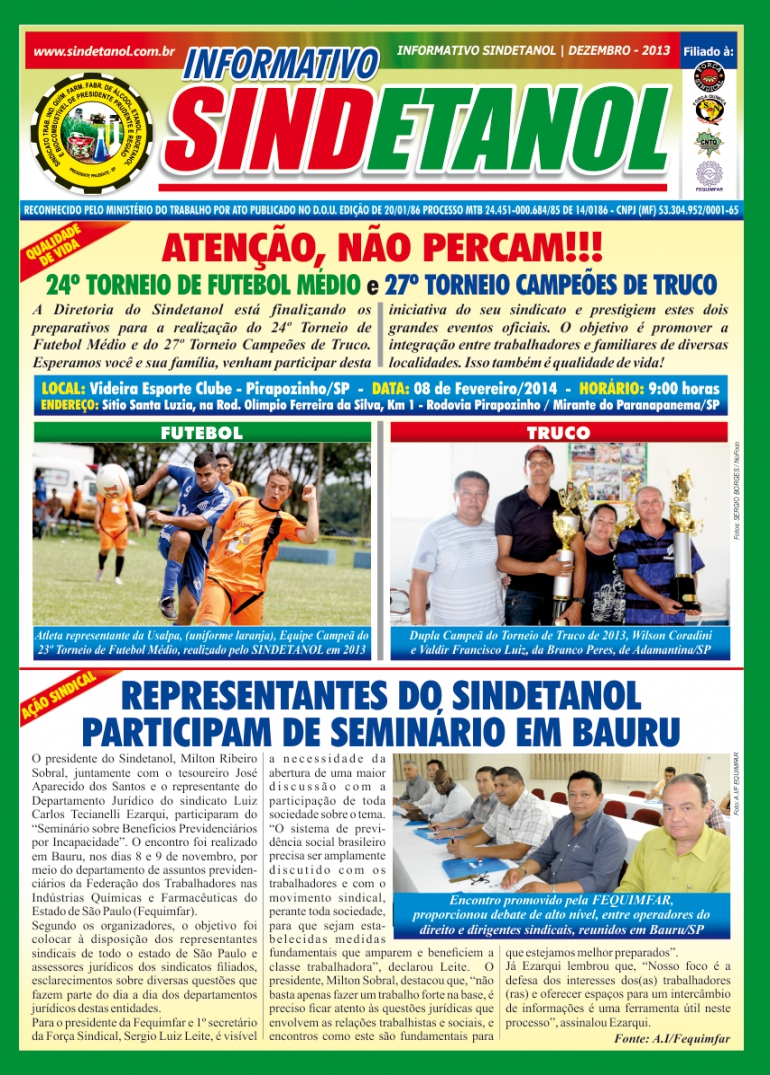 Jornal do Sindicato - Dezembro/2013