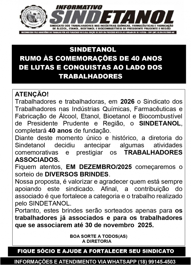 Jornal do Sindicato - Novembro/2025